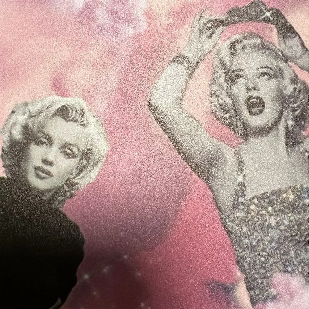 Vintage Pink Marilyn Monroe iPhone 13 Pro Max Case Durable Slim Cover